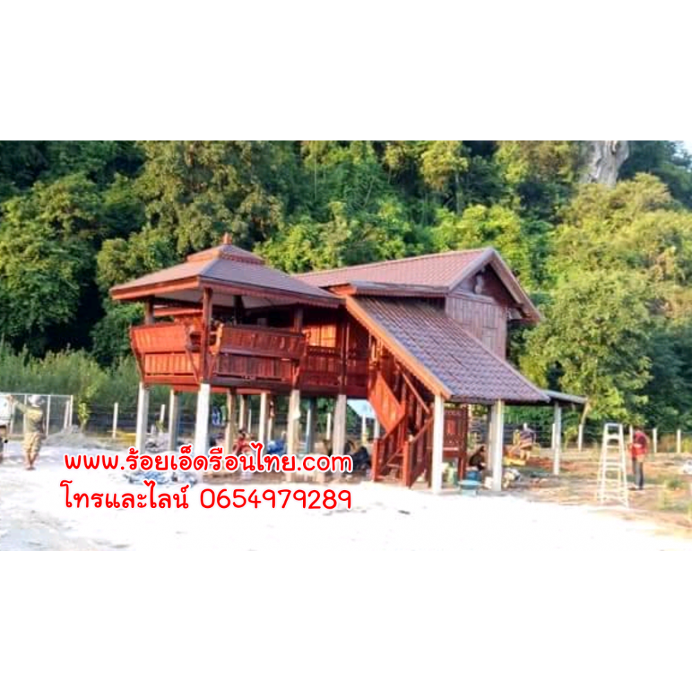 บ้านระเบียงข้างแบบที่62 ขนาดบ้าน 5.5×7.5+ ศาลา+โรงรถ+ประตูบานเลื่อน+ยกสูง+แอร์ บ้านระเบียงข้างแบบที่62 ขนาดบ้าน 5.5×7.5+ ศาลา+โรงรถ+ประตูบานเลื่อน+ยกสูง+แอร์